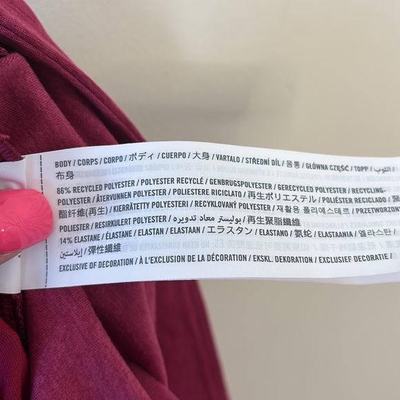 Abercrombie & Fitch YPB EverydaySOFT Full-Zip Deep Red Size Medium - Picture 9 of 9